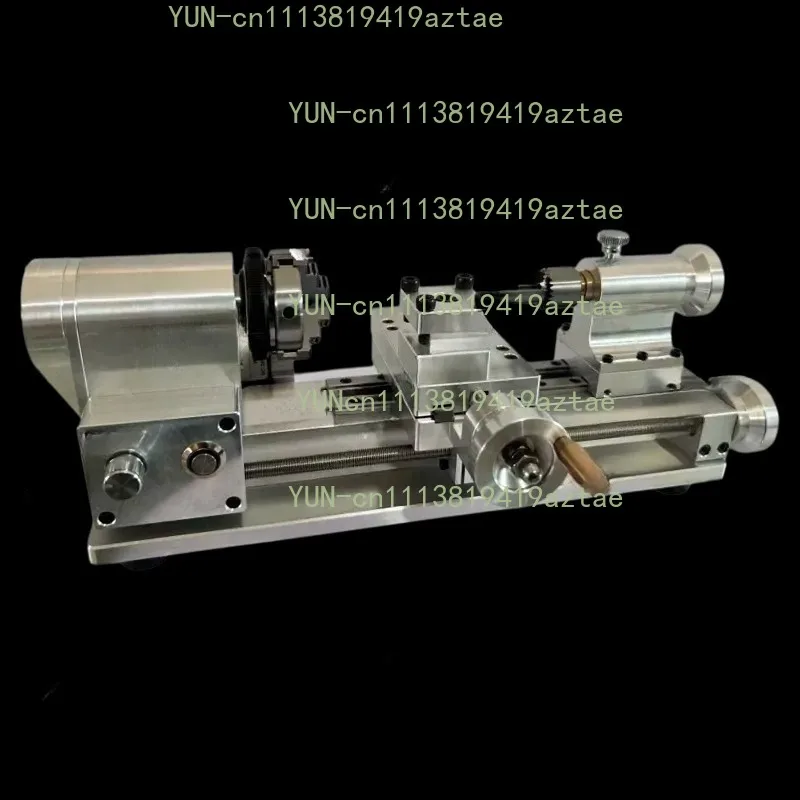 Mini Desktop Micro Lathe 220V 80W 100‑2500RPM Portable Multifunctional Woodworking DIY Lathe