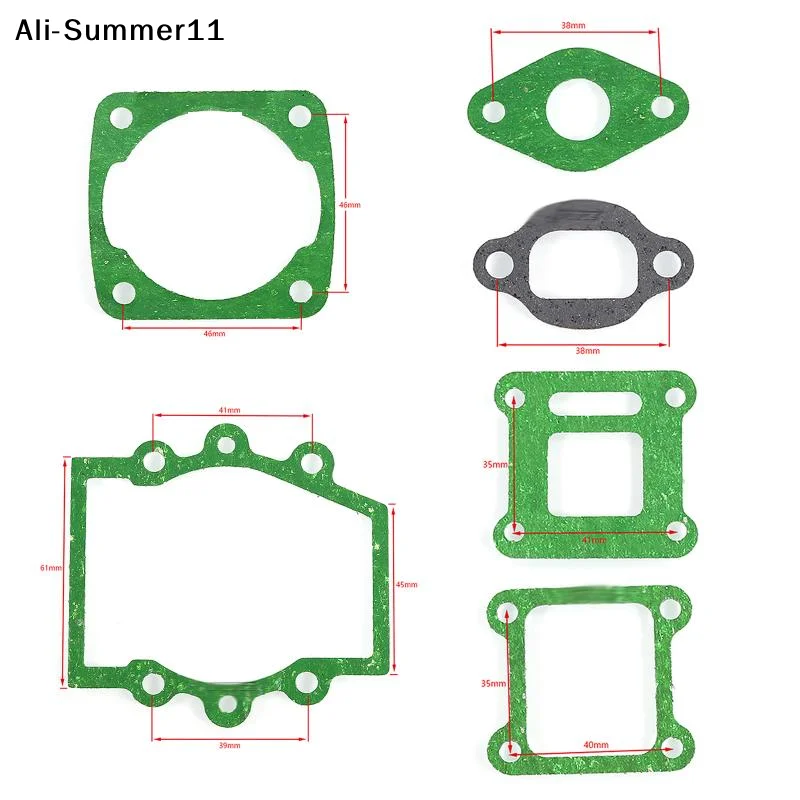 【A6L】【V1a】Motorcycle Engine Gasket Set Kit Parts For 2 Stroke 47cc 49cc MiniMoto Mini Dirt Pocket ATV Quad Moto Bike Motorbike view 6