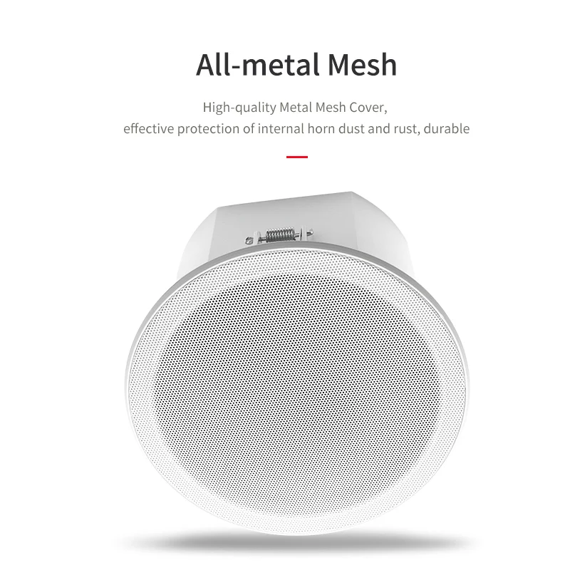 4-5Inch Built-in Amplifier Full Range Bluetoothback Cover Home Theater Background Music Good Quality  Ceiling Speaker