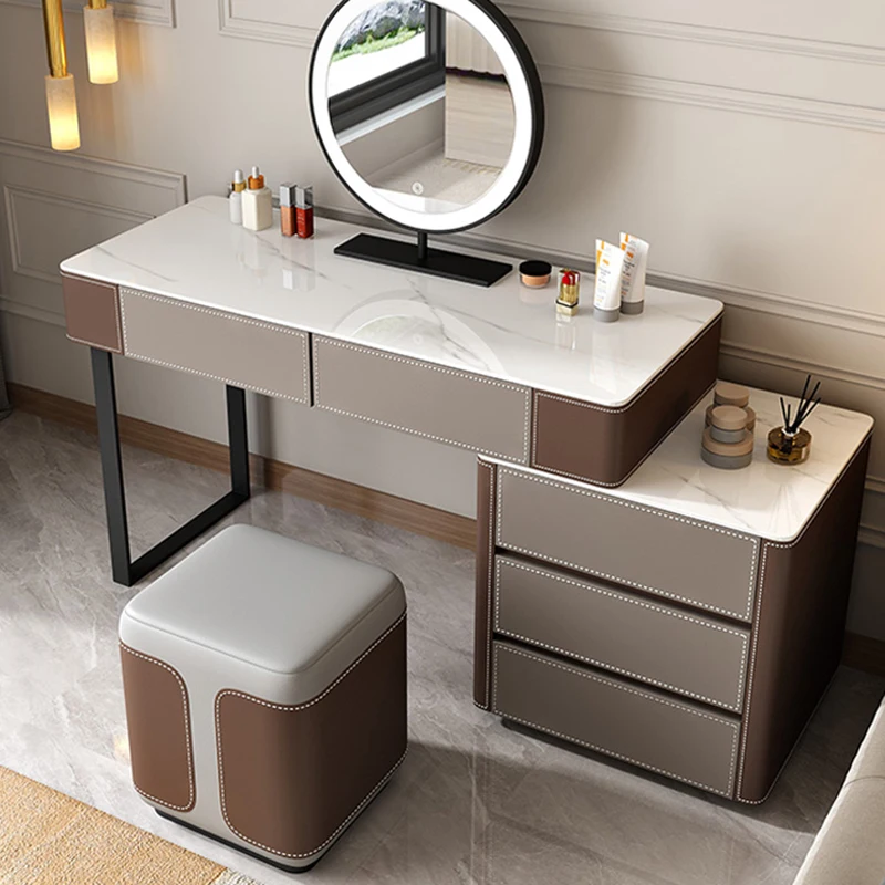 Bedroom Nordic Vanity Table Set Modern Simplicity Vanity Table Storage Drawers Mesita De Noche Bedside Table Furniture