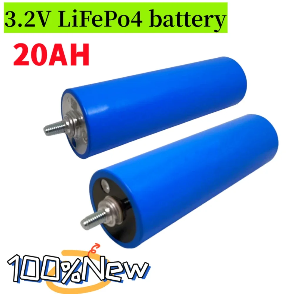 

100%New3.2v 20Ah lifepo4 Lithium Iron Phosphate battery 3.2V Cells for diy 12v 24v 48V e-bike e-scooter power tools Battery pack