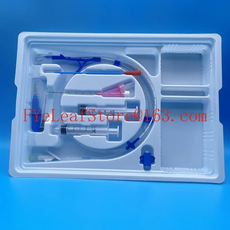 Disposable central venous catheter kit with single lumen, double lumen, and triple lumen