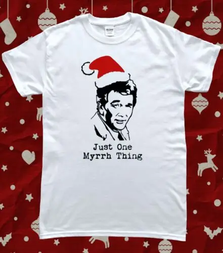 Columbo Just One More Thing Peter Falk Funny Christmas T-Shirt