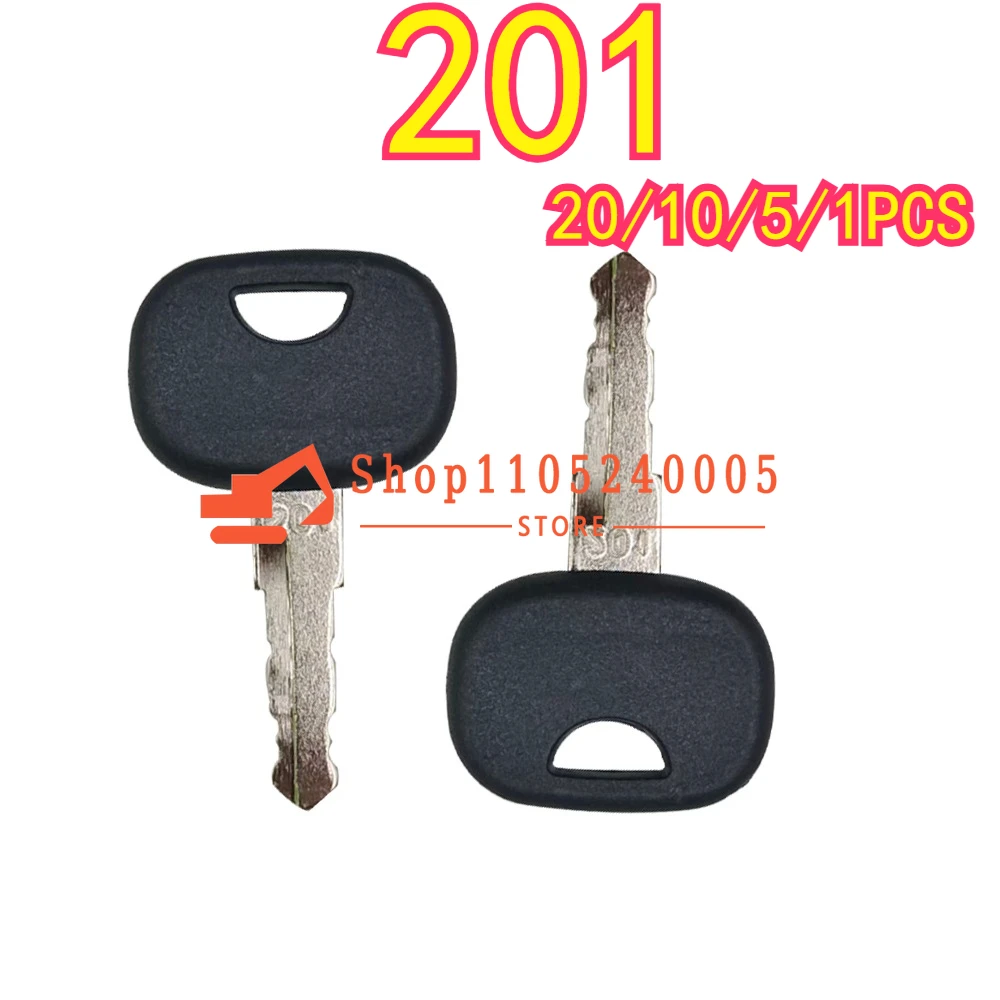 

20/10/5/1 шт. 201 ключи зажигания строительного оборудования для Atlas Takeuchi NR. Колесный погрузчик 201 3643912, подходит для TW65 TW80, новый