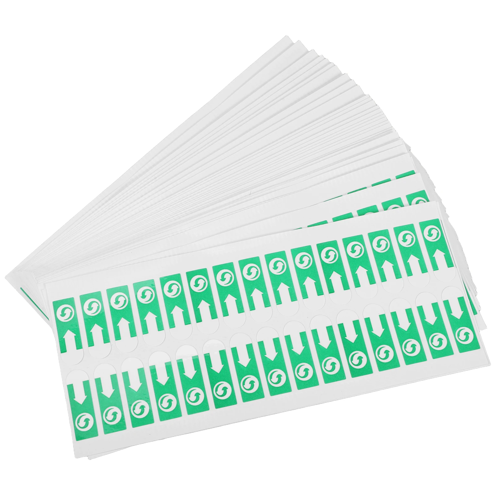 

1000 Pcs Removable Adhesive Labels Arrow Stickers for Bags Envelopes Sealing Trash Non Residue Handle Design Spacing
