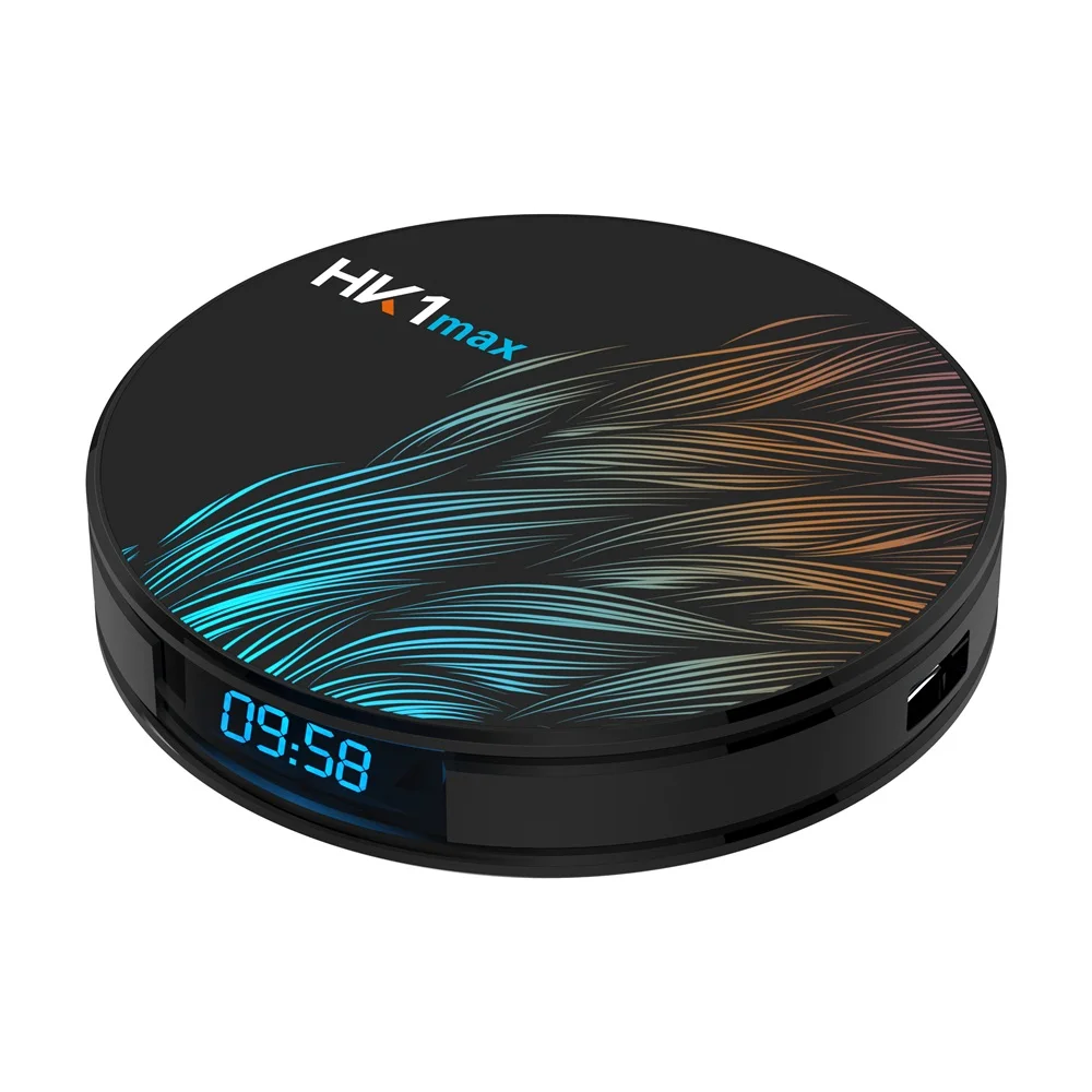 HK1 MAX Android Smart TV Box Rockchip RK3318 2.4G/5G Dual Wifi BT4.0 4K HD Smart Set Top Box Streaming Media Player 4G 128G