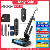 Redkey W12 SE Cordless Wet Dry Vacuum Cleaner Multi-Surface Smart Wireless Vacuum Floor Washer Self-Cleaning Drying for Home