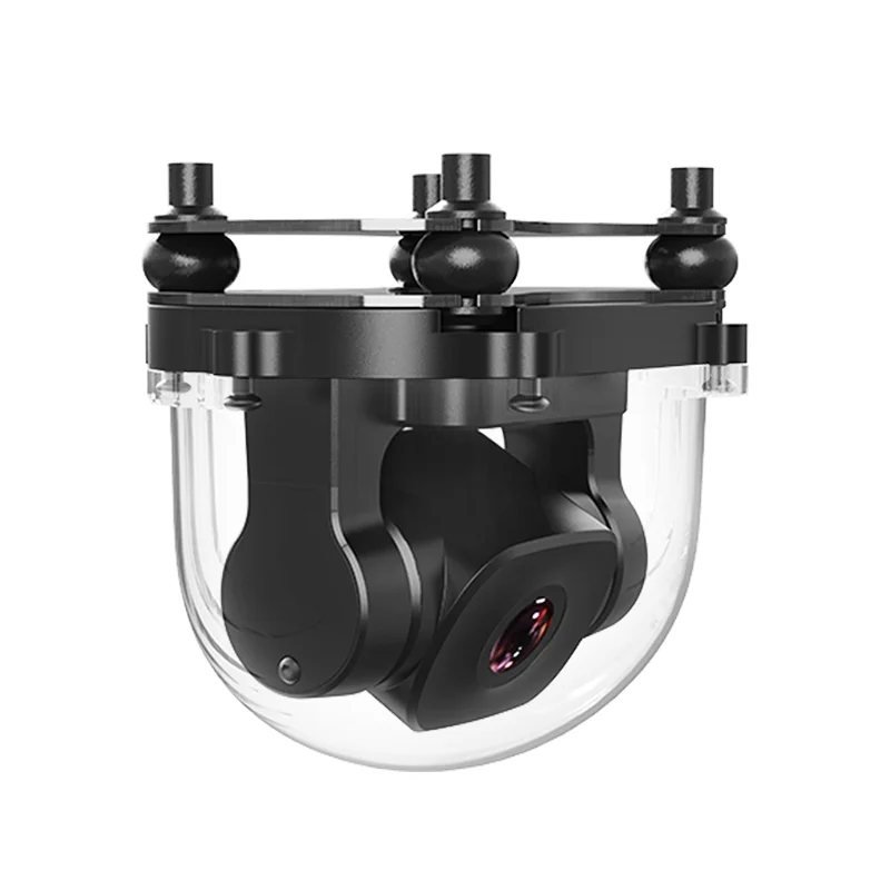 SIYI A2 mini Ultra Grande Angular FPV Gimbal Inclinação de Eixo Único com Sensor de Câmera Starlight FOV de 160 Graus 1080p IP67 À Prova D 'Água