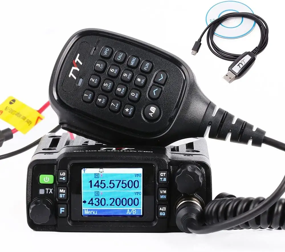 

Hot Sale TYT TH-8600 IP6 Waterproof 25W Dual Band Walkie VHF/UHF 1440148MHz/420-450MHz