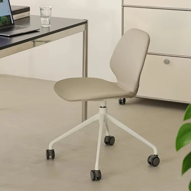 Hot Selling Modern Nordic Style Office Chair Rotatable Full Upholstery with Wheels for Home and Office Use