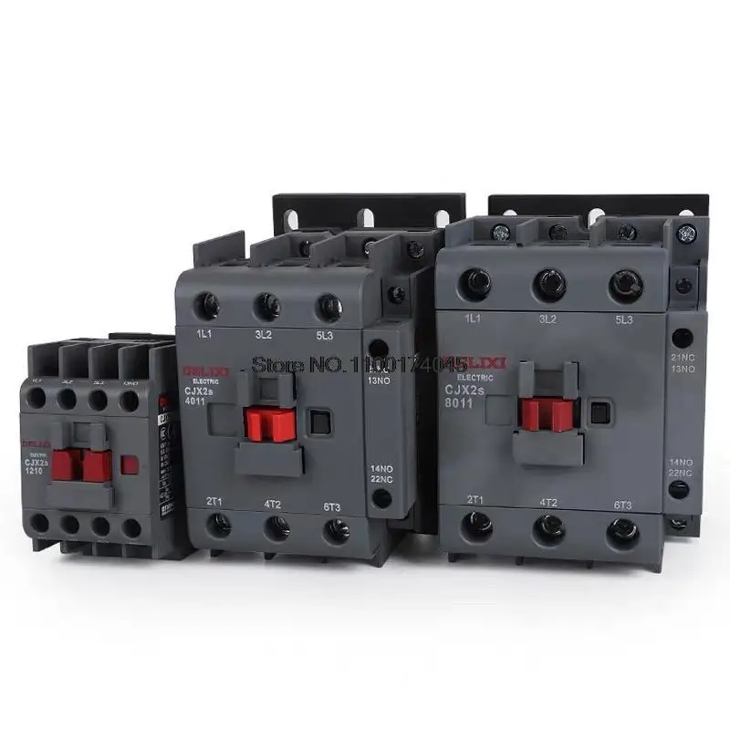 CJX2s-1801 AC Contactor DELIXI 18A 3เสา Din Rail ติดตั้ง CJX2s-1810 CJX2s-1811