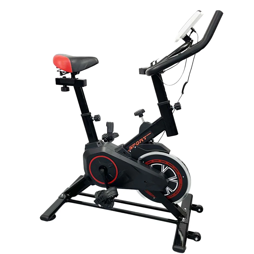 Bicicleta Ergométrica Silenciosa para Exercícios em Casa, Equipamento de Ciclismo Indoor, Bicicleta de Fitness Ajustável para Treinamento Cardiovascular