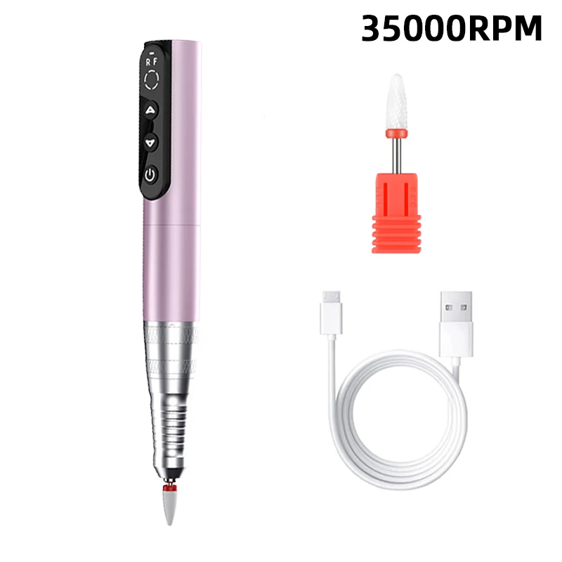 35000 RPM nagelboor professionele machine draadloze elektrische manicuresnijder voor nagelreparatieschuurmachine nagelgereedschap nagelboor