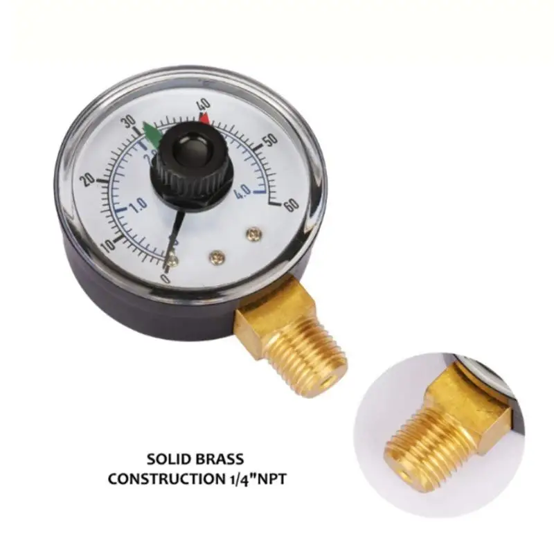 Pressure Gauge Box With Enhanced User Experience 060Psi Measurement Range And Intuitive Design For Easy Operation