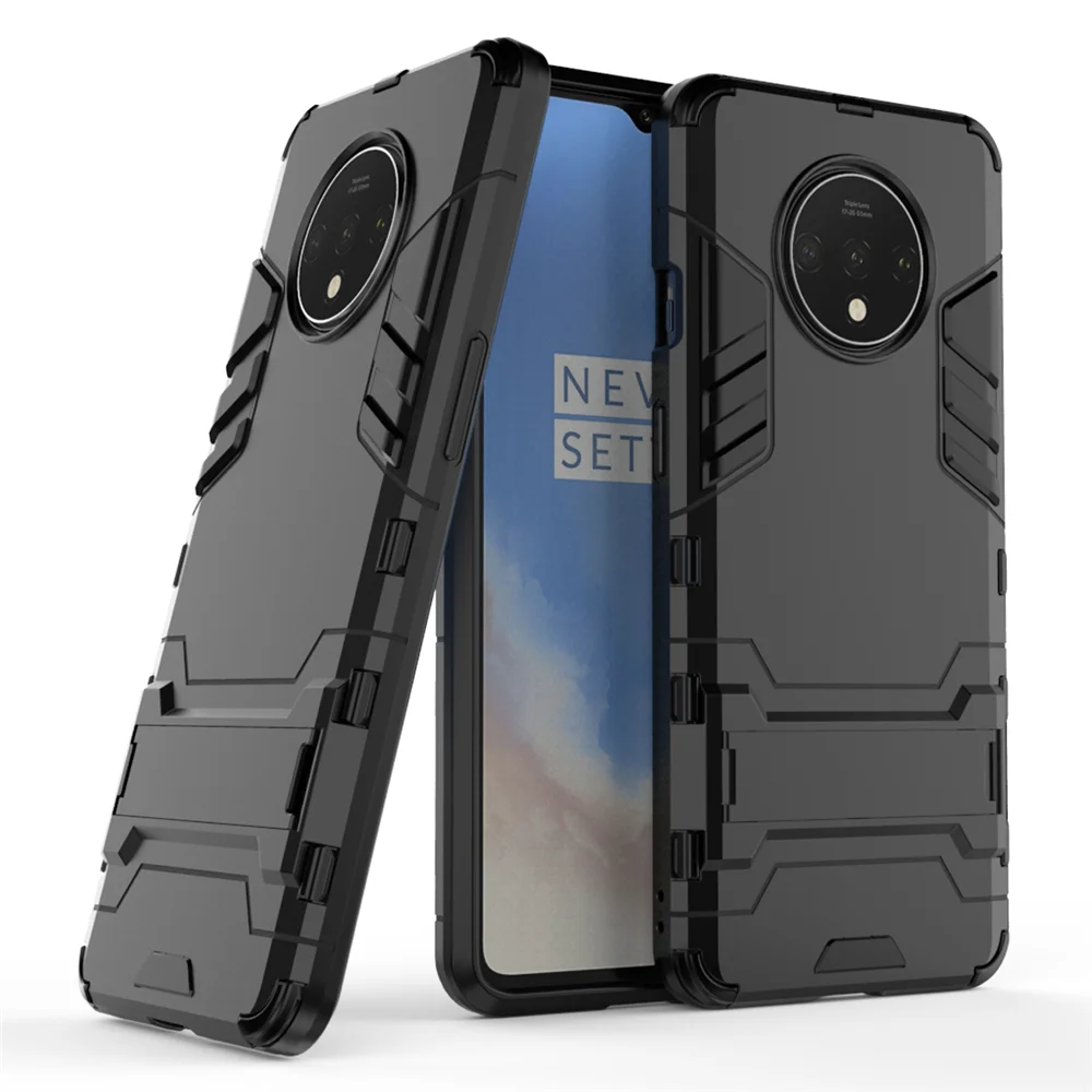 Rugged Armor Stand Case for OnePlus 7T 7 Pro OnePlus 5 5T 6 6T Hybrid Full Protection Shockproof Kickstand Phone Hard Back Cover