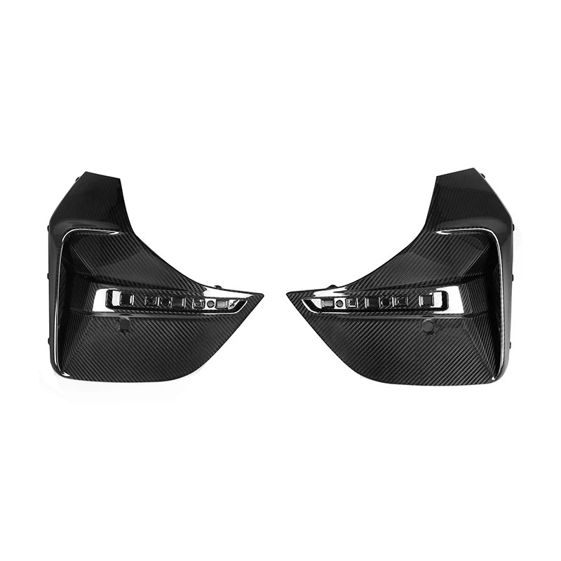 SQ Style 100% Dry Carbon Fiber Rear Splitter  for BMW 4 Series  G26 4-DOOR  Sedan 2021+ Fender Vent  Cover