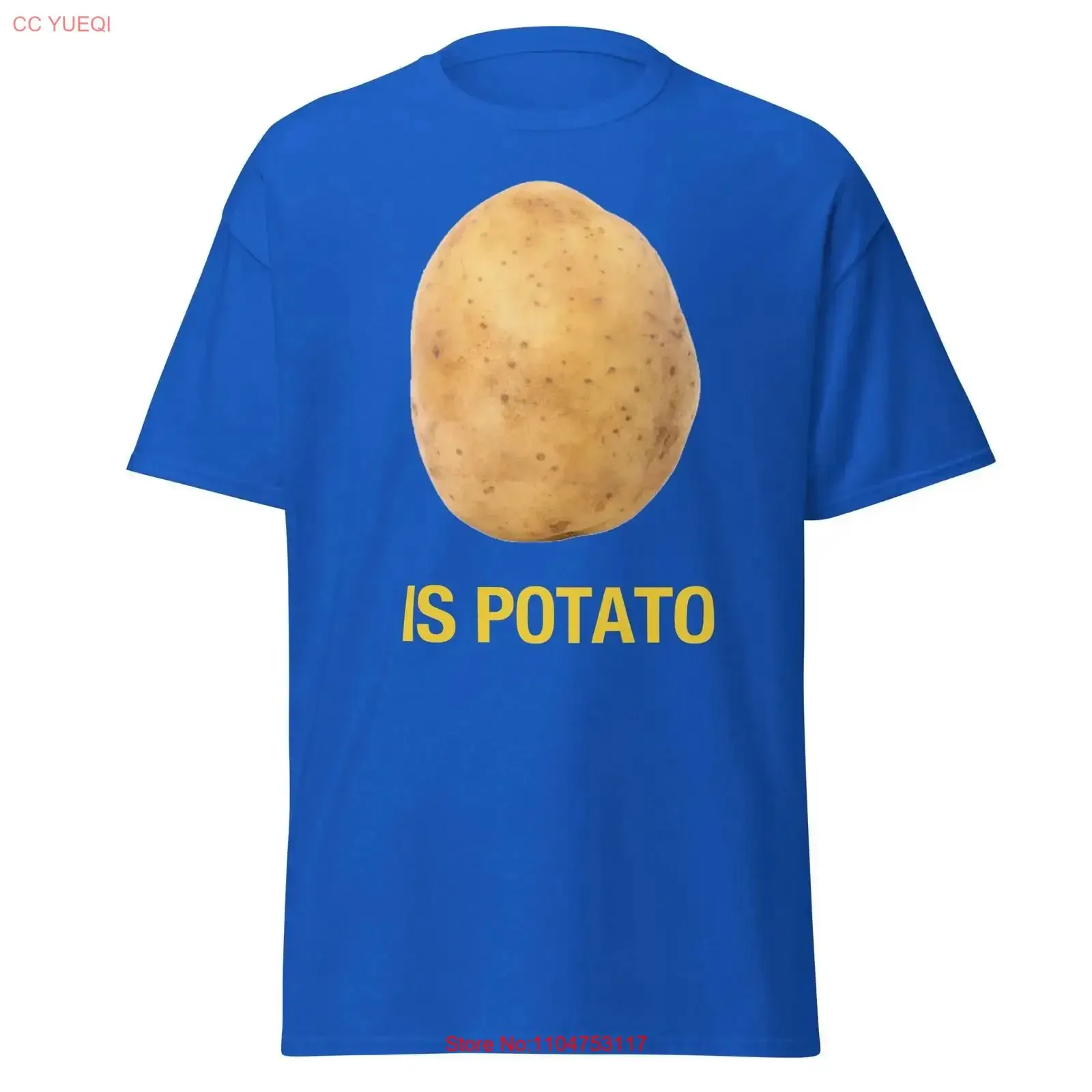 The Late Show with Stephen Colbert Is Potato  T Shirt vintage Washed Comfortable Unisex Casual Stylish homme Breathable Soft