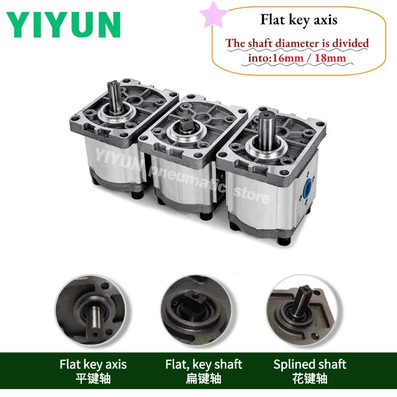 CBN-E304,E306, E308, E310,E312,E314,E316,E320 E325 4-hole flange YIYUN pneumatic element gear oil pump CBN-E series