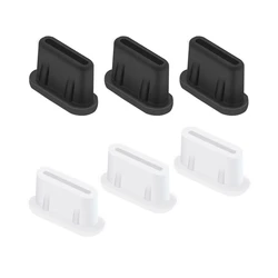 3pc usb c tipo de porta de carregamento c interface poeira plug capa de silicone para mini 3 pro