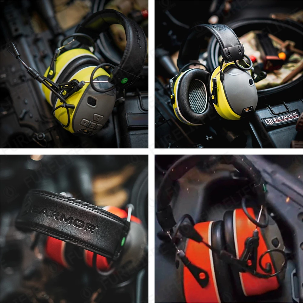 EARMOR Bluetooth Ver C51 Pickup&Electronic Noise Canceling Earphones Cantilever Microphone Shooting Hearing Protection Earmuffs