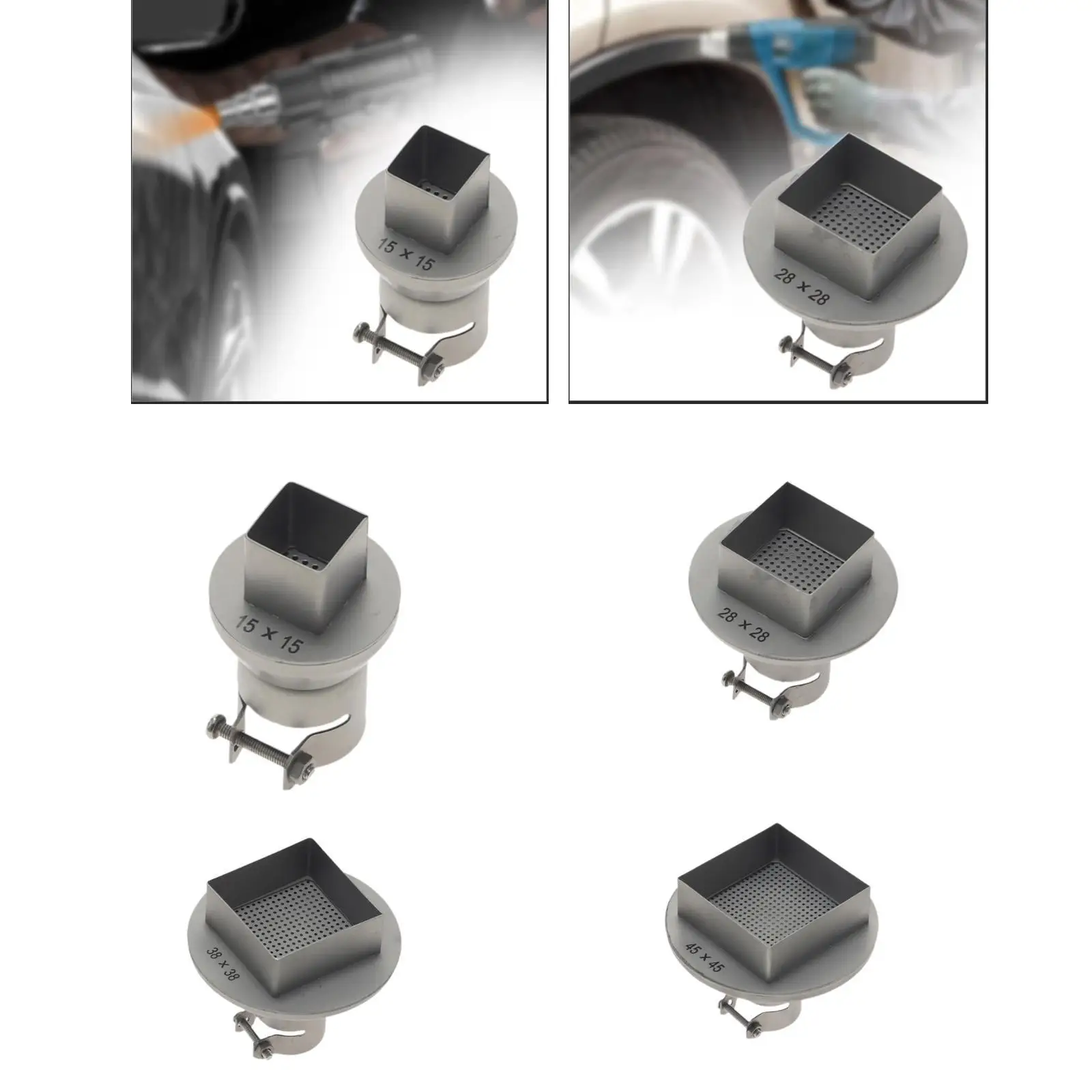 

850 насадка горячего воздуха, прочная для сварочного инструмента, паяльная станция горячего воздуха, инструмент для ремонта Bga, аксессуар, насадка квадратной формы, нагревательная машина