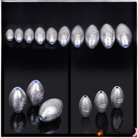 

Рыболовные грузила оливковой формы, не повреждающие леску, для снастей рыбаков, грузила для снастей для ловли сома, рыболовное оборудование