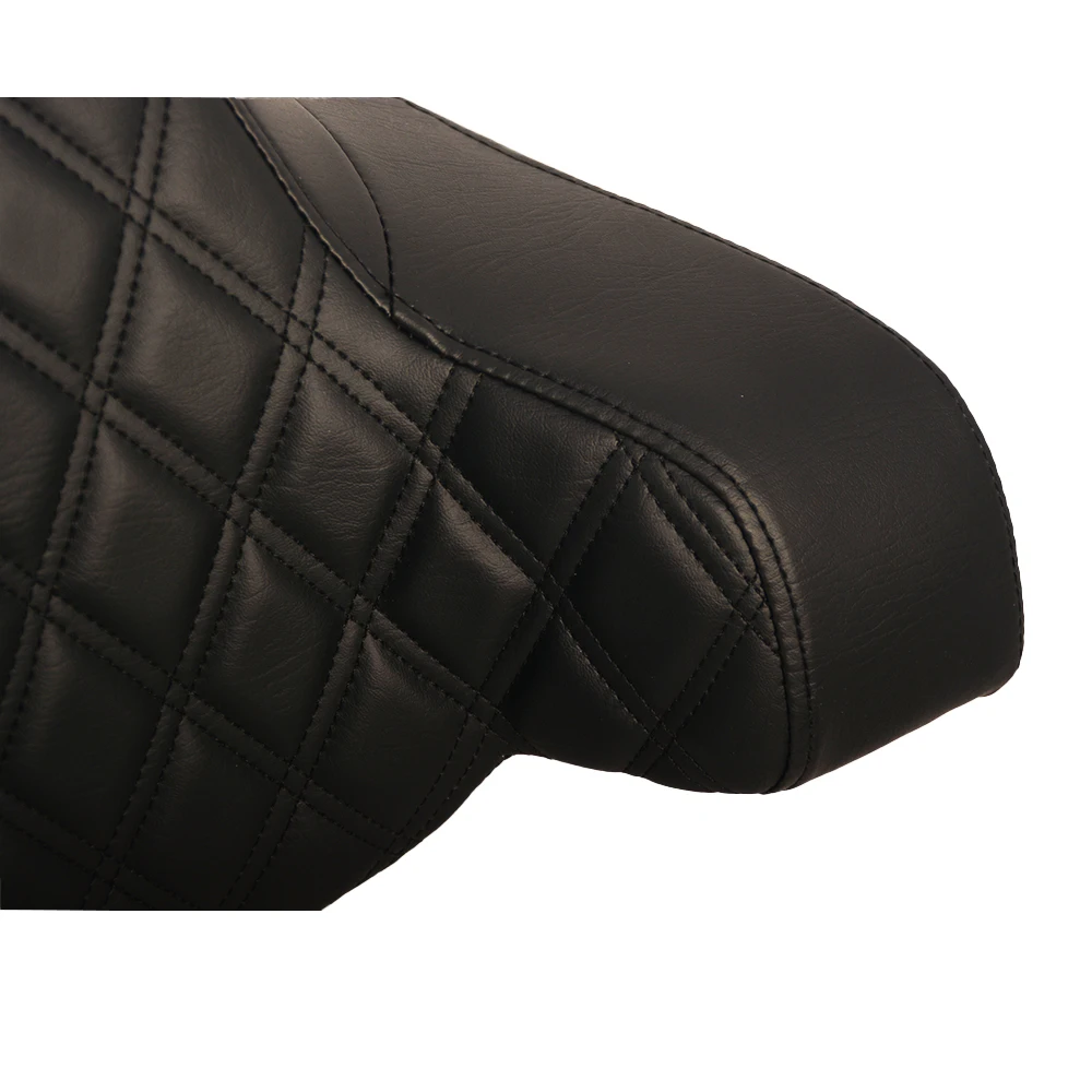 Motorcycle Accessories Black Diamond King Backrest Pad for Harley Davidson Touring Road Glide Road King 2014-2025 Soft - Image 5