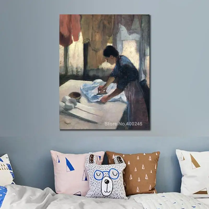 Woman Ironing Paintings by Edgar Degas Portrait Art High Quality Hand Painted