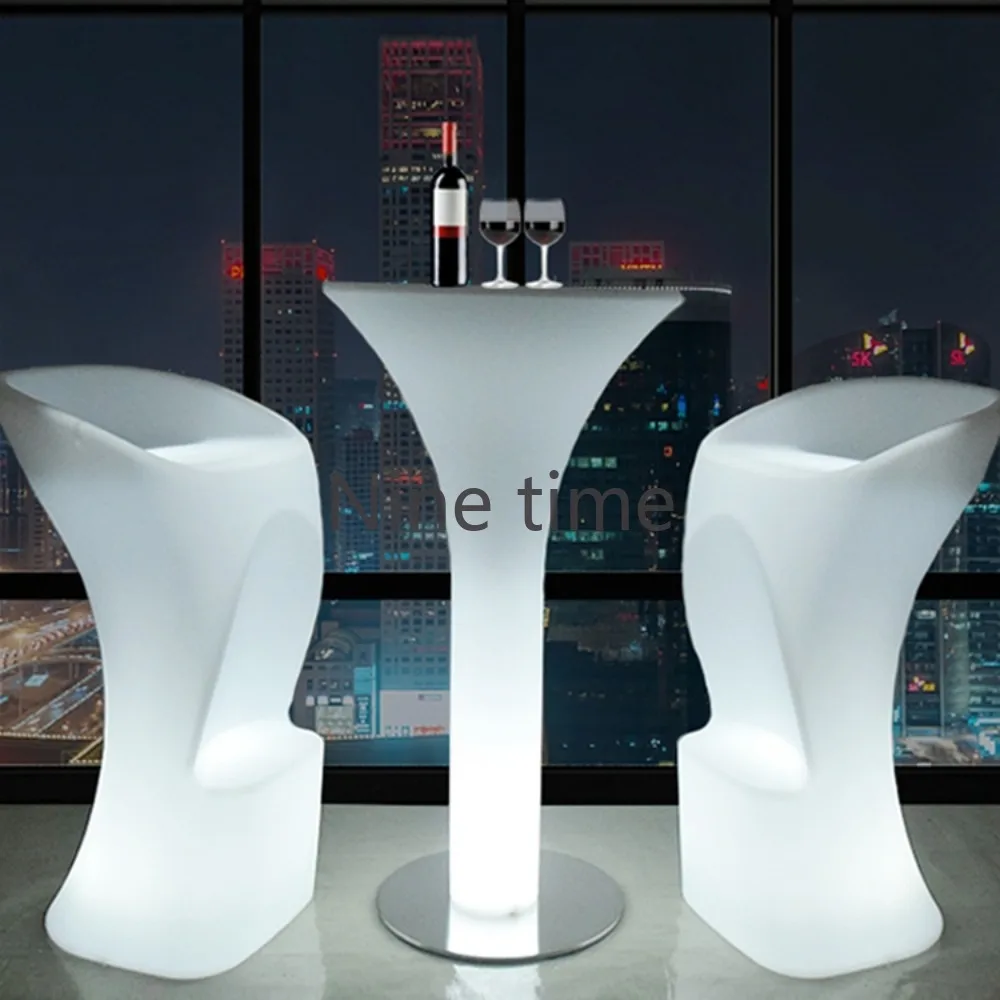 Room Decor Led Tables For Bar Stools Counter Table Kitchen Furniture Bright Accessories Cocktail Outdoor Luxury Dining Buffet