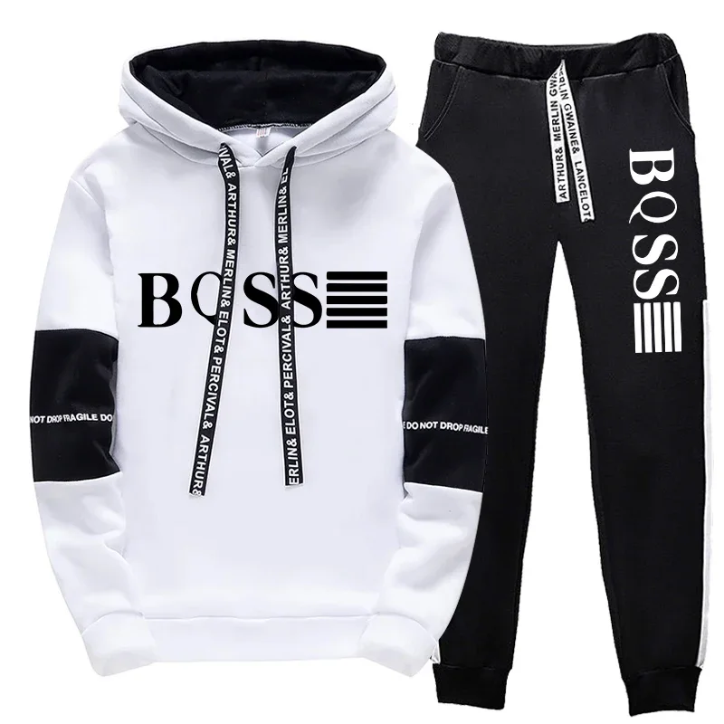 Herbst Winter Qualität Täglichen Sweatshirts für Männer Mode Männer der Trainingsanzug Druck Hoodies Casual Sport Jogginghose Männlich Heiße Verkäufe