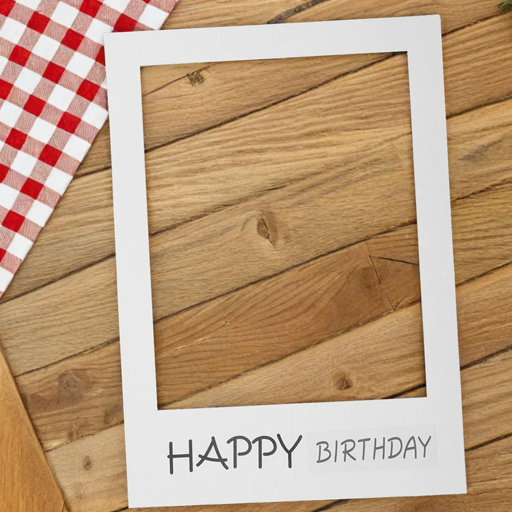 

3Pcs Birthday Photo Props Handheld Photo Booth Frames for Party Supplies Fun Birthday Celebration Printable Frame
