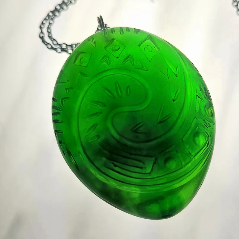 Anime Movie Princess Moana Necklace Unisex Heart of Te Fiti Luminous Pendant Choker Jewelry Accessories Gifts