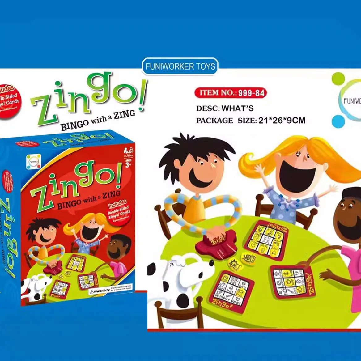 

Zingo Word Builder board Game