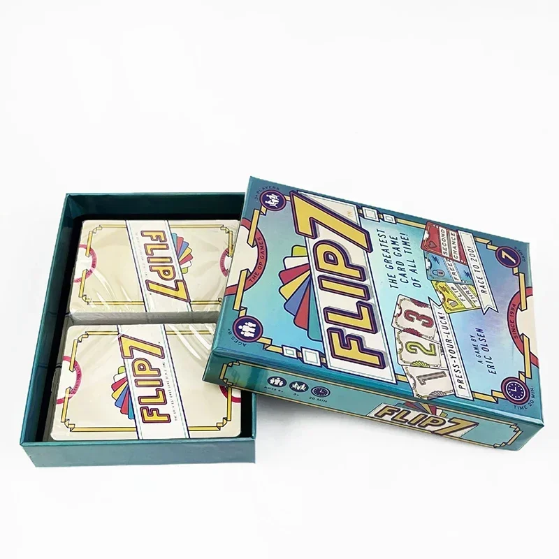 

Новая горячая распродажа настольной игры FLIP 7. Пребуждение: незаменимая карточная игра «Семья и друзья» для записейных игр в ночное время и развлечения сборами.