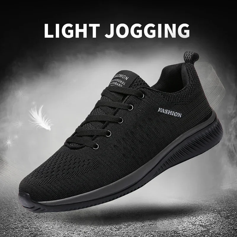 

Men Running Shoes Breathable Light Comfortable Men's Casual Shoes Tenis Outdoor Slip On Walking Sneakers