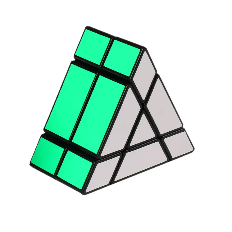 2x2 Kubus J2 Driehoekig Prisma Magische Kubus MoFangZhai 2X2 Blauw/Zwart Magische Kubussen puzzel Speelgoed Voor Kinderen Verjaardag Kerstcadeaus