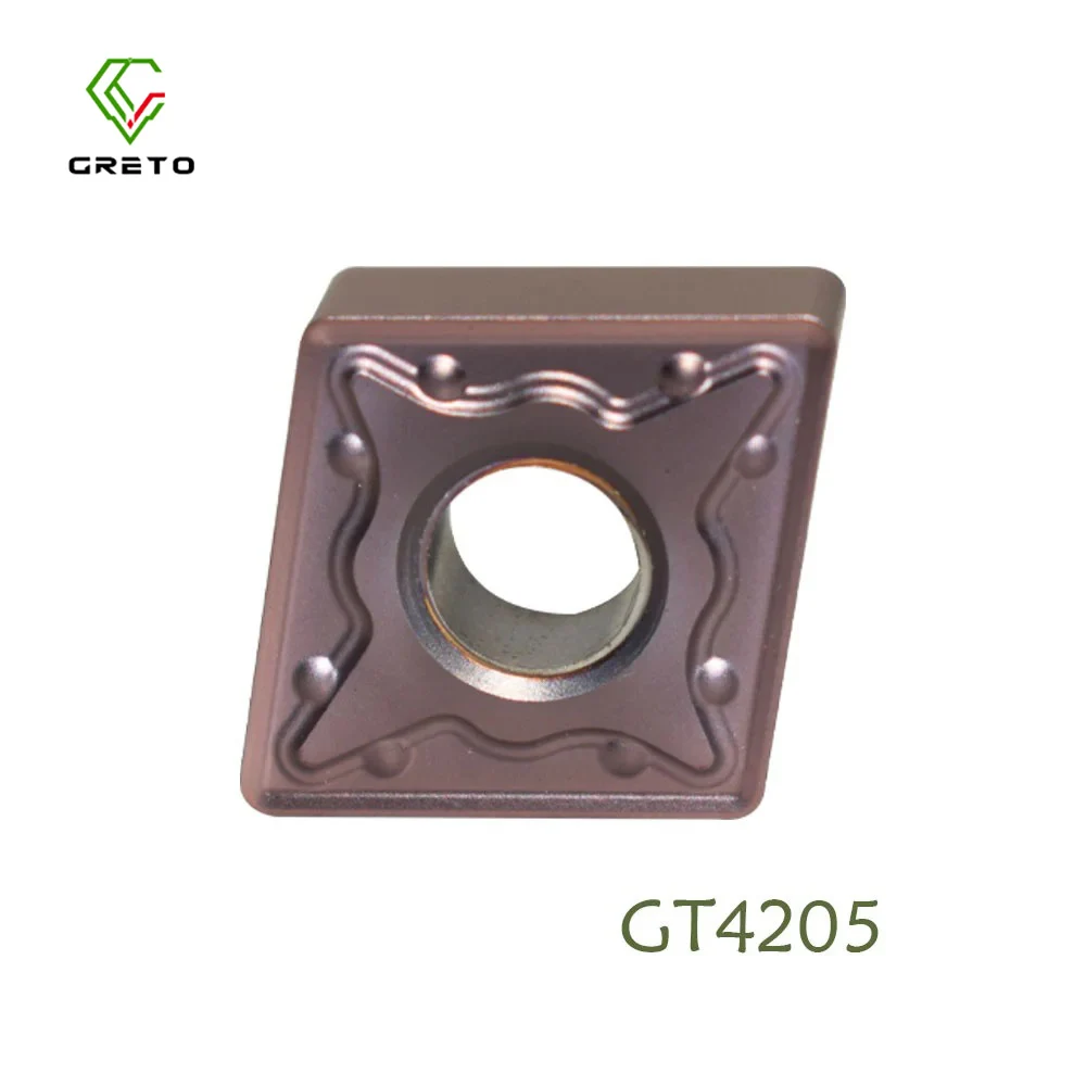 

GRETO CNMG120404-MM CNMG120408-MM GT4202 GT4205 Carbide Stainless Steel Blade Cutting Turning Tool Inserts CNMG432-MM