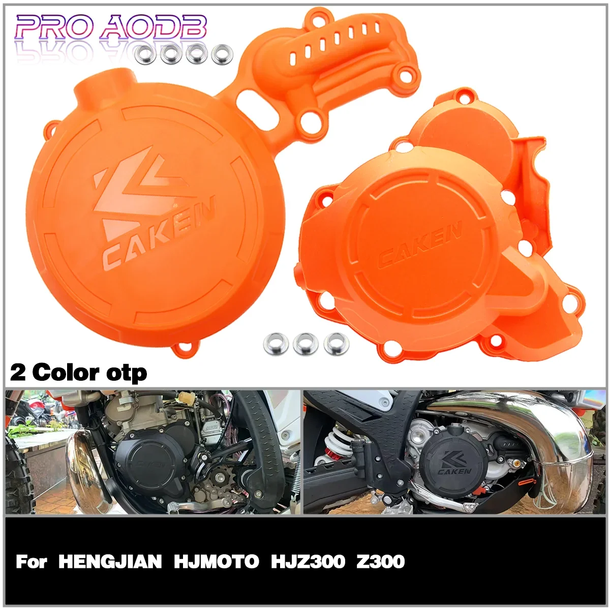 

Motorcycle Engine Clutch Guard Water Pump Cover Ignition Protector For HENGJIAN HJMOTO HJZ300 Z300 Enduro Dirt Bike Refit Parts