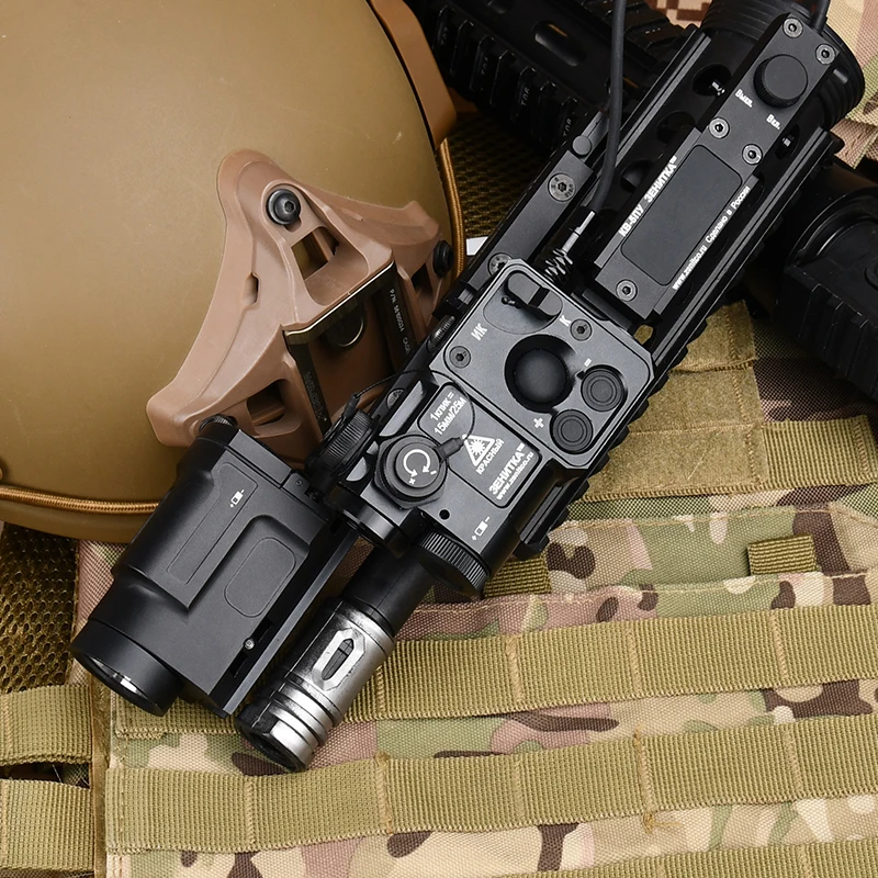 Metal PERST-4 Green IR Laser Sight & KLESCH-2P KLESCH-2U KLESCH-1 KLESCH-1S Tactical Flashlight Hunting Red Dot Aiming Set