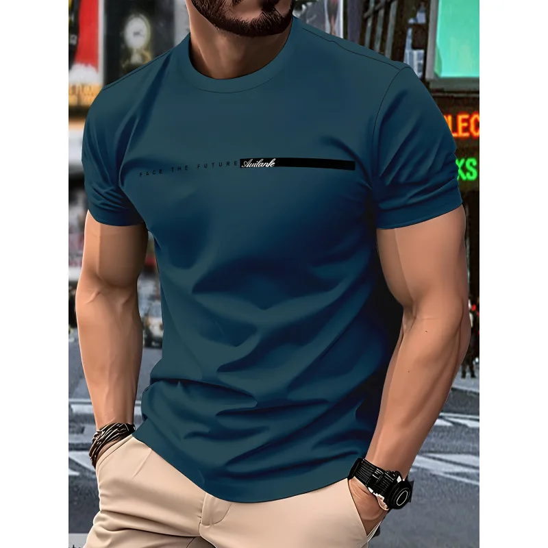 

Printed Men's Shirt Ultra Slim Fit Large Size Top Men's Fashion Non Deformable Fabric Other Material Sleeve Length Seven Inches