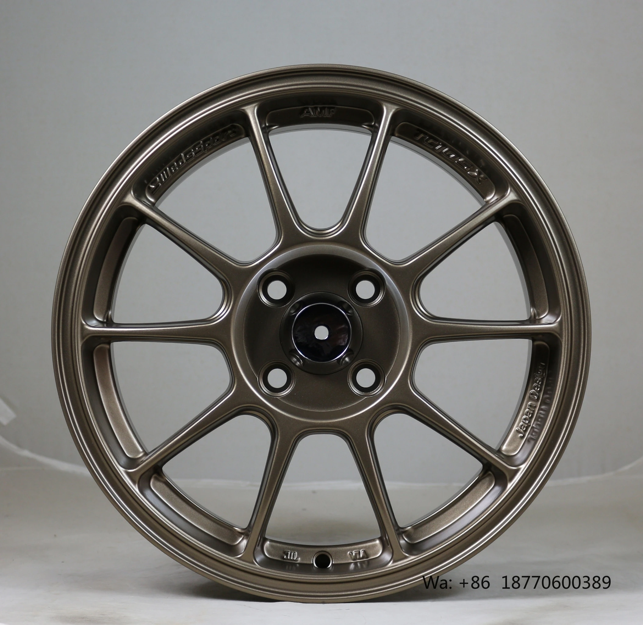 

Новые 15-дюймовые легкосплавные диски 15x6.5 4x100 ET 40 CB 73.1 из алюминия, изготовленные методом Flow Forming, с яркой отделкой