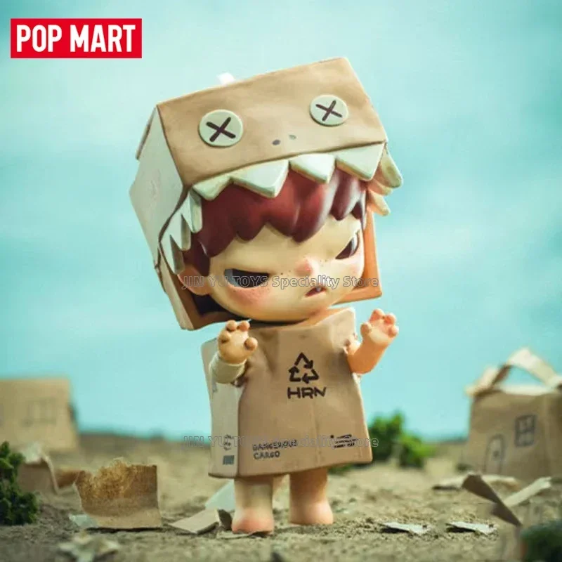 POP MART POP MART Hirono Mime Series Blind Box Cute Anime Action Figure Cartoon Designer Dolls Girls Birthday Gifts Collectible