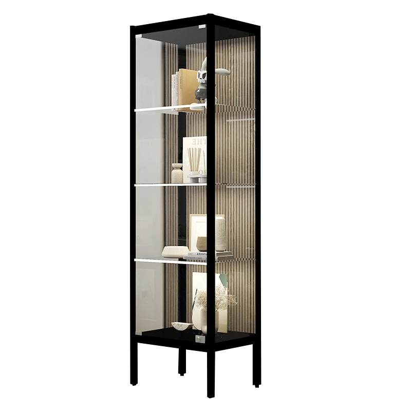 

Light luxury Changhong glass display cabinet, dining side storage figure model, living room Lego modern simple jewelry bag wine