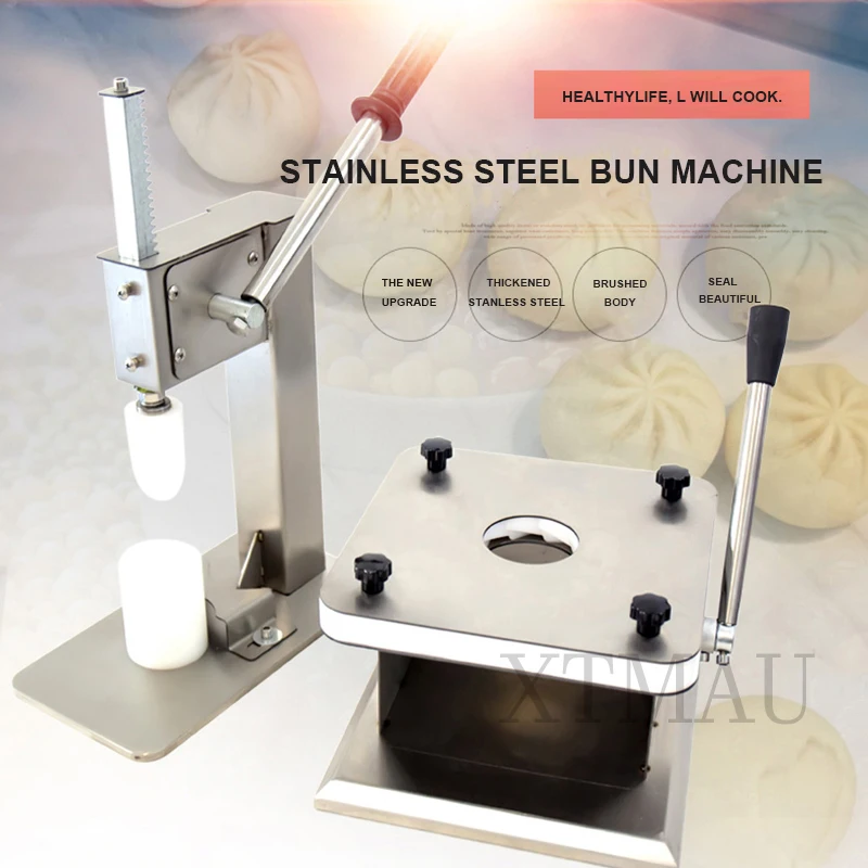 Small Baozi Making Equipment Home Manual Steamed Stuffed Bun Maker Bun Forming Machine Stainless Steel