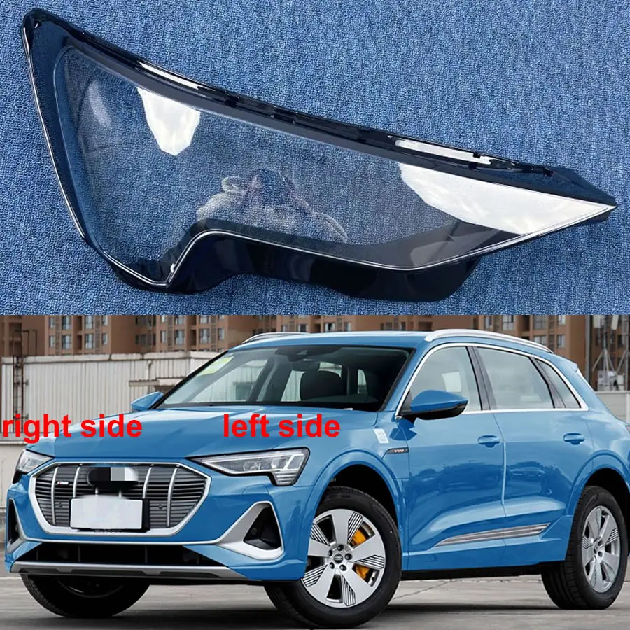 

For Audi E-TRON 2019 2020 2021 2022 2023 Headlamp Transparent Mask Cover Headlight Shell Plexiglass Replace Original Lens
