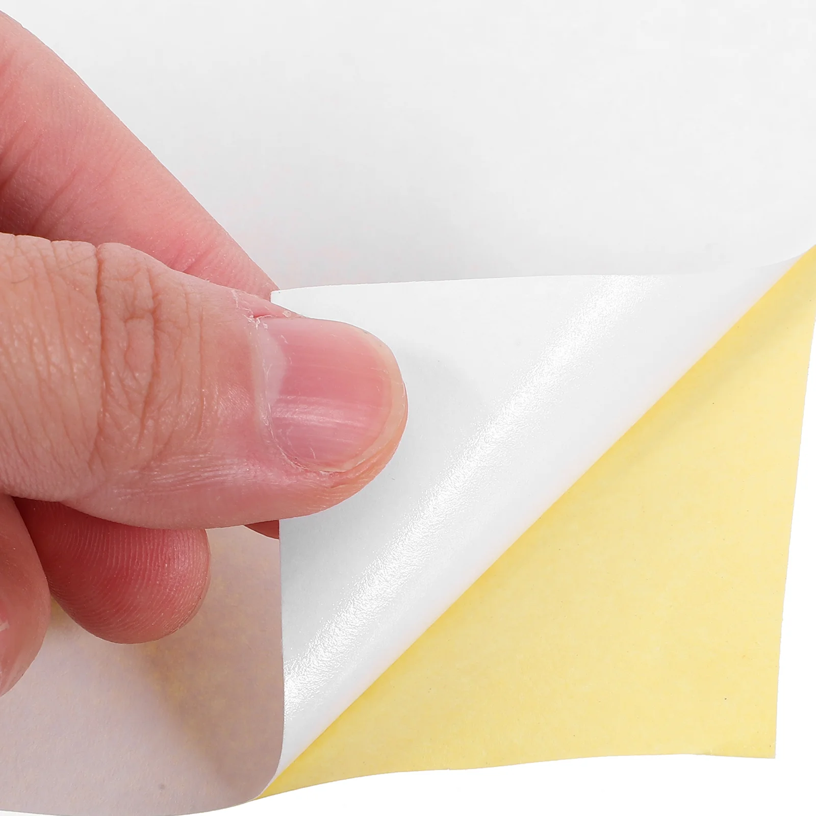 50 Sheets Copy Marking Sticker A4 Kraft Paper Self-adhesive Printing Printer Printable Label Blank for Photo