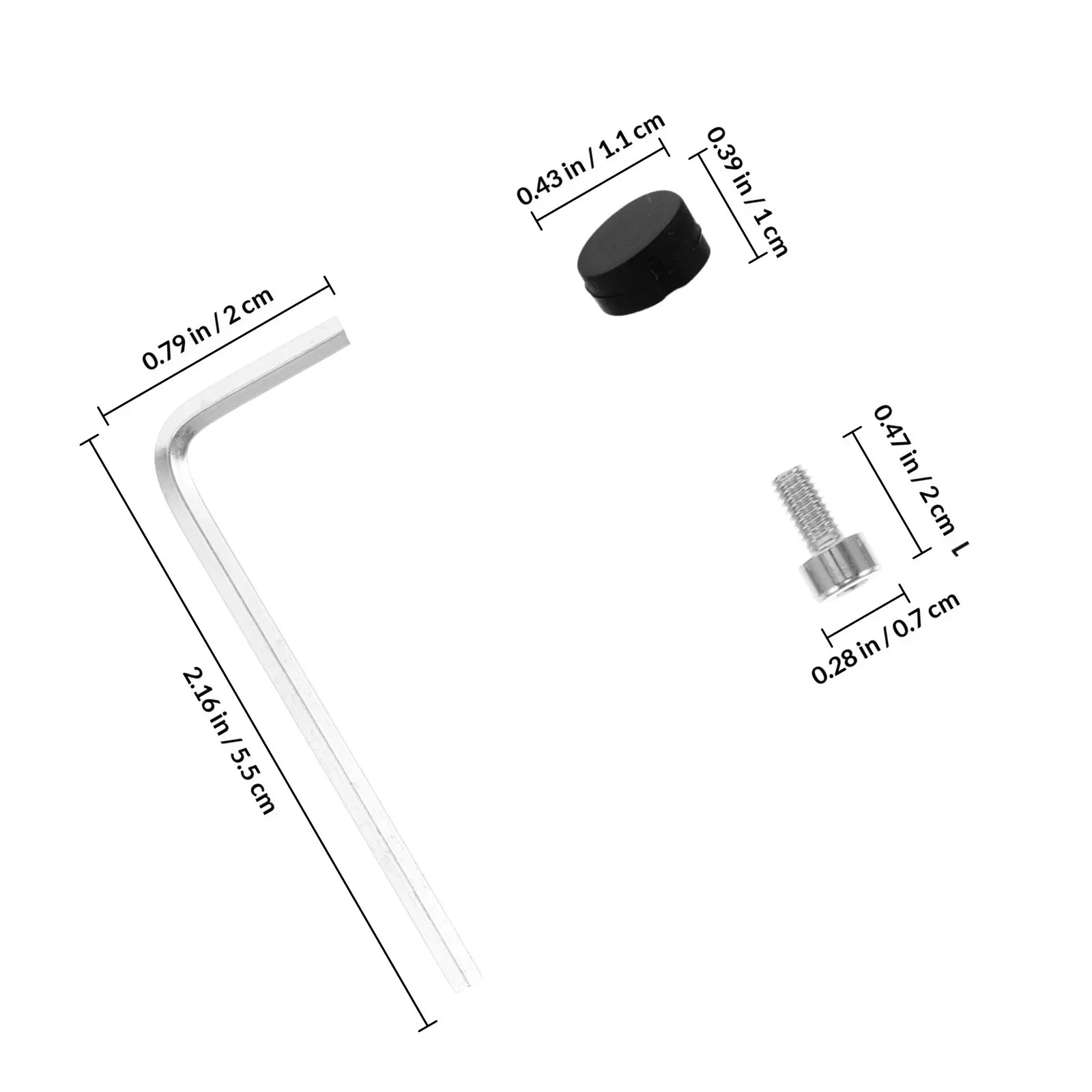 1Set Front Fork Protection Shell Accessories Rubber Plug Screw Cover Kit for Electric Scooter Comprehensive Fork Safety Robust