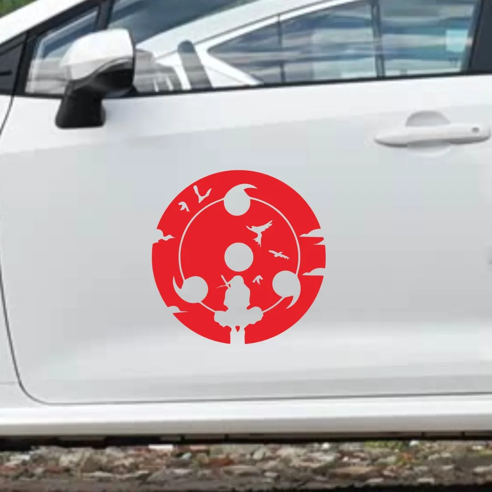 

Uchiha Itachi with Sharingan sky decal for cartoon fans creative & fashion decal high quality sticker for cars trucks #30