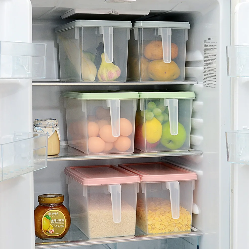 

Food Containers Refrigerator Storage Box Fridge Drawer Produce Organizer Organization Kitchen for Household