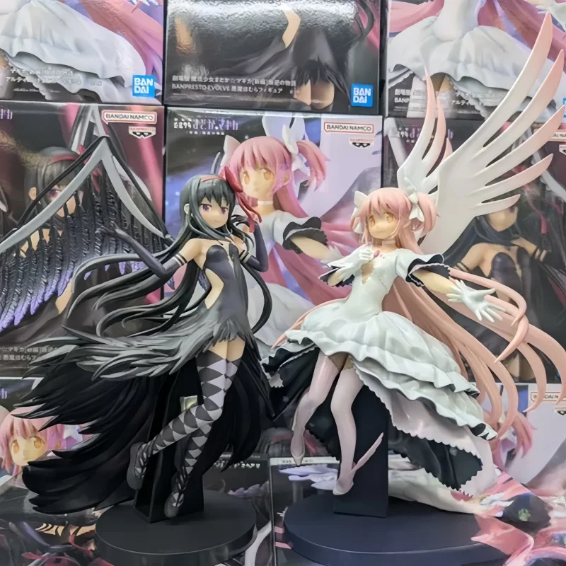 Bandai japonés chica mágica Xiao Yuan Anime ciervo ojo círculo Ángel ultimo círculo Dios diablo Xiao Meiyan modelo hecho a mano ornamento